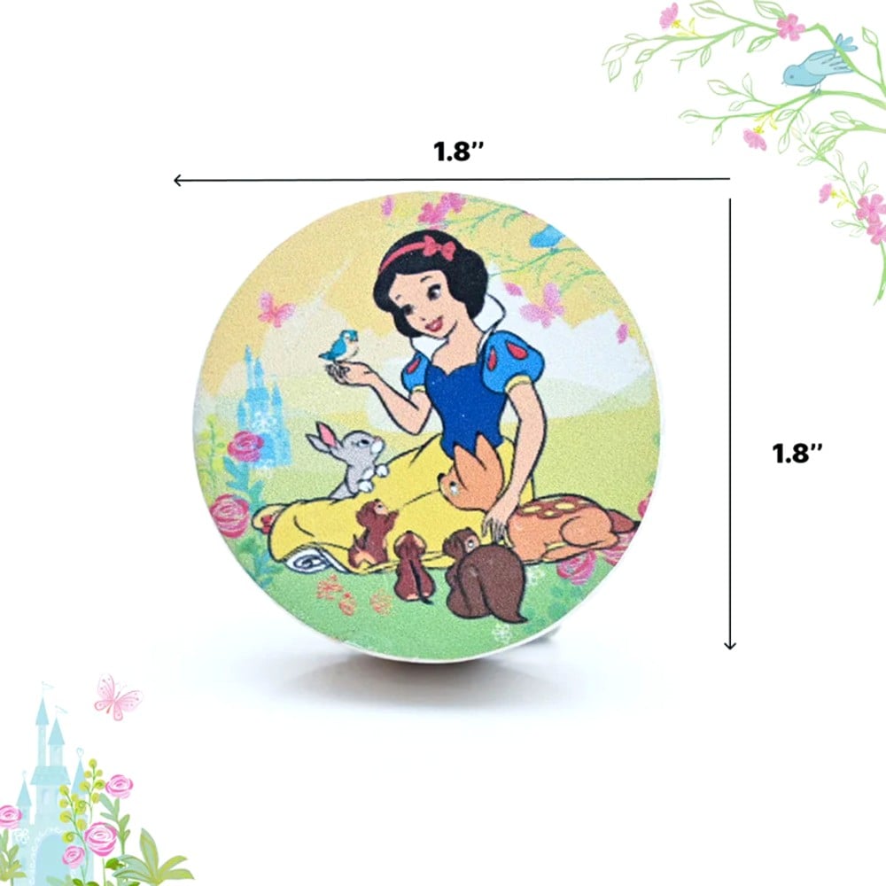 Handmade Pine Wood Snow White Forest Friends Knob for Kids Furniture